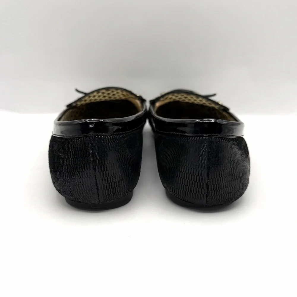 ANNE KLEIN iFlex Loafers Flats Black 6.5M AKSAVIHA Buckle Casual Work - Picture 7 of 8